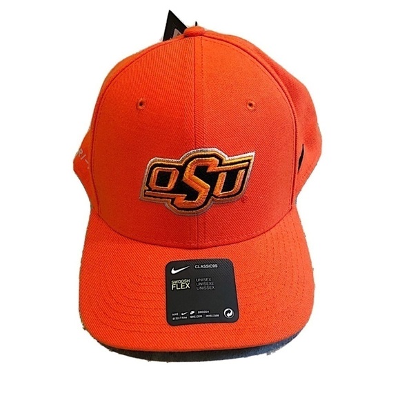 🆕 Nike Dri Fit Oklahoma State orange hat unisex - Picture 1 of 9